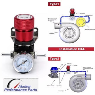 GF98 PQY - T2 UNIVERSAL ADJUSTABLE MANUAL GAUGE TURBO BOOST CONTROLLER ปรับบูส