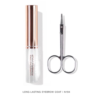 นีคาร่า เจลเซ็ตทรงคิ้ว มาสคาร่าใส พร้อมกรรไกรแต่งคิ้ว Nee Cara Long-Lasting Eyebrow Coat #N194