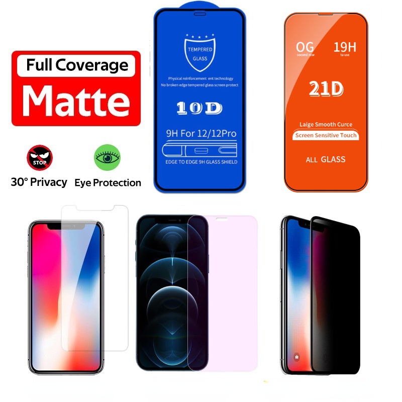 ฟิล์มกระจก สำหรับiphone เต็มจอ 5D รุ่น 14 pro max 11 12 13 pro max XR 11 14 12 13 pro X ไอโฟน 11 14 