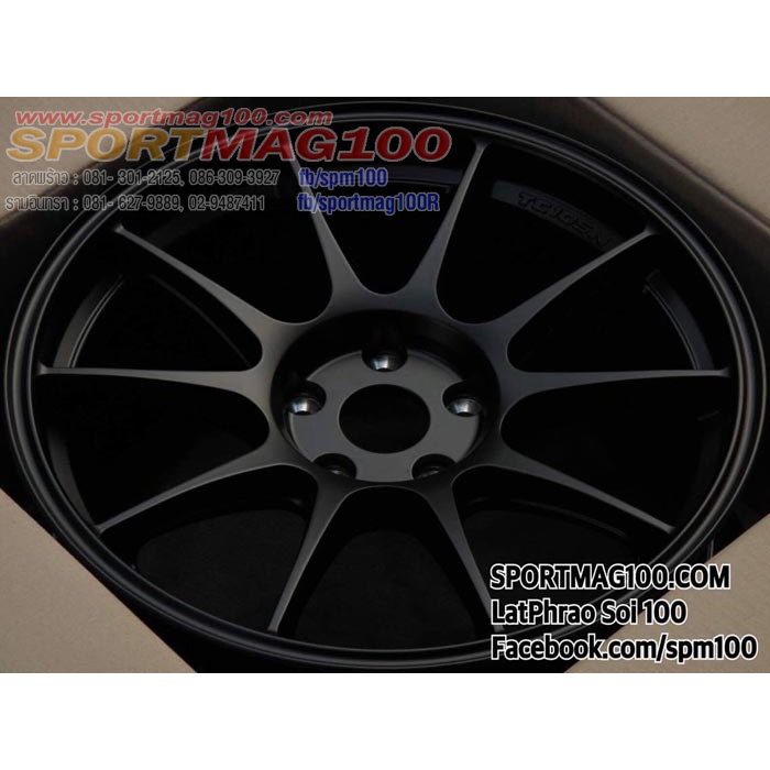 ล้อแม็กซ์ TC105N สีดำด้าน 8.5-18นิ้ว 5รู114.3 ET35 [14370]