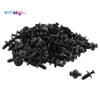 120 X 6Mm Car Plastic Rivets Hole Dia Fastener Bumper Push Pin Clips