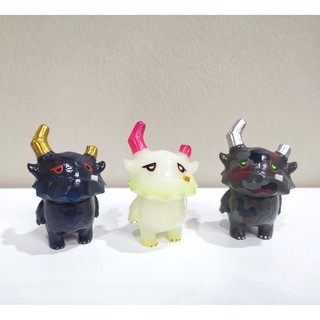 ขาย Kaiju Hunting Triboo by Dan ครบชุด 3 ตัว Blind box สภาพดี ของแท้ จาก Paradise Toy Sofubi Soft vinyl Sofvi