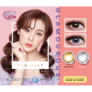 คอนแทคเลนส์ Wink Lens Glamourous ค่าสายตา 0.00 ถึง -5.00