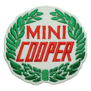 MINI COOPER ป้ายติดเสื้อแจ็คเก็ต อาร์ม ป้าย ตัวรีดติดเสื้อ อาร์มรีด อาร์มปัก Badge Embroidered Sew Iron On Patches