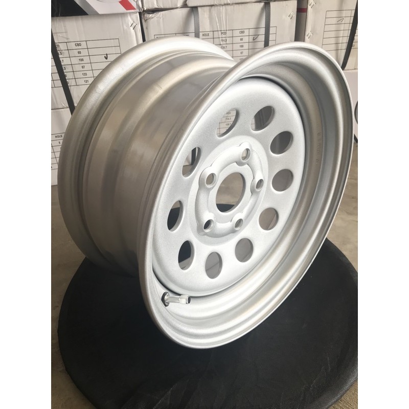 กะทะผ่า ขอบ 15" กว้าง 7.0" 5 รู  รีโว่-วีโก้ บรรทุก 4-6 ตันหนากว่าในท้องตลาด หนา 7 มม.[ครั้งละ 1 ชิ้