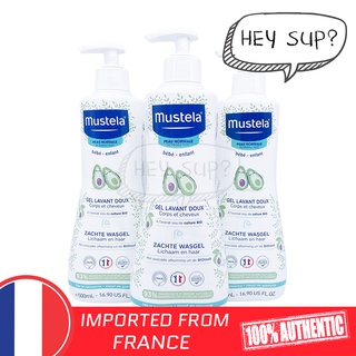 Mustela Gentle Cleansing Gel (Hair and Body Wash) 500ml x 3pcs