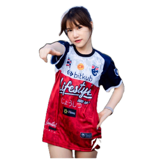 โปรโมชั่น : พร้อมส่งเสื้อกีฬาแฟชั่น คอกลม แขนสั้น N.23
