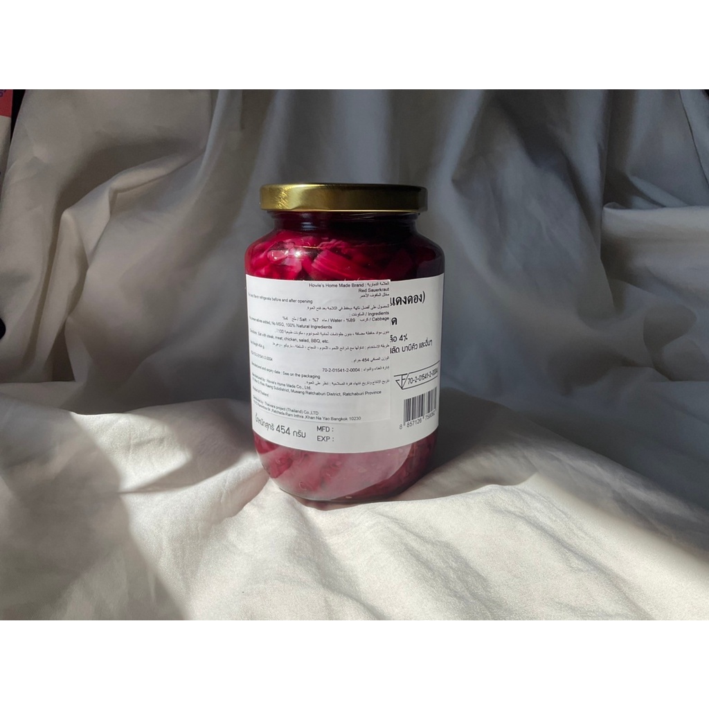 Red Sauerkraut กะหล่ำปลีแดงดอง 454 g.ผ่านความร้อน Pasteurize - รูปที่ 2