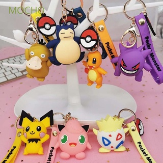 Mocho Marill Pikachu พวงกุญแจจี้ตุ๊กตาการ์ตูน Pichu Psyduck สําหรับตกแต่งกระเป๋า