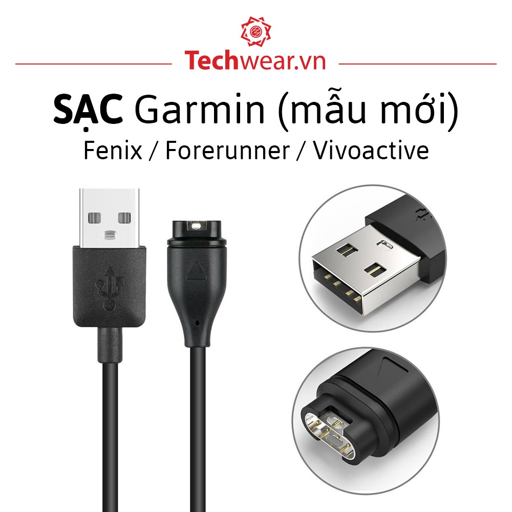 Garmin Forerunner 935 945 245 45 745 Approach fenix 5 fenix 6 series สายชาร์จนาฬิกา, Vivoactive 3 4 