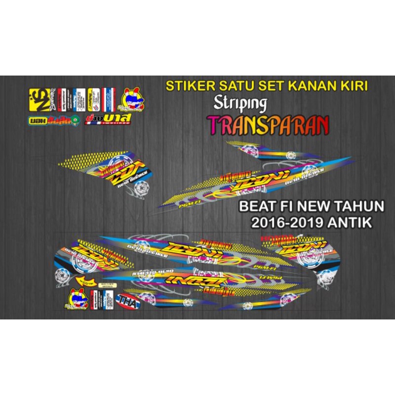 BEAT F1 NEW VARIATION STICKERS 2016-2017-2018-2019 ANTIQUE