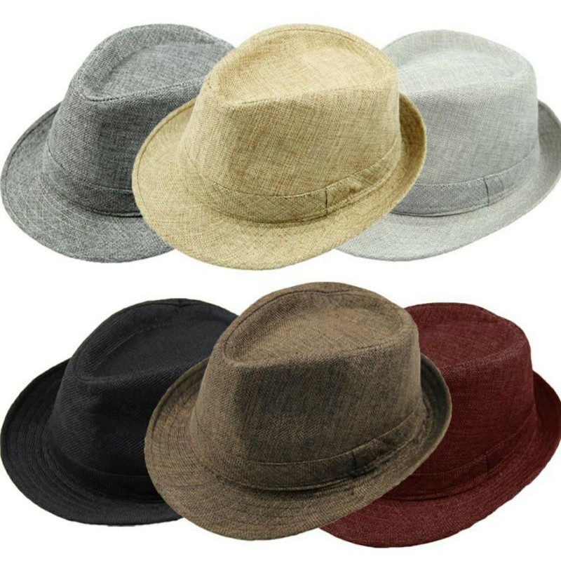                    หมวกแฟชั่น Fedora Hat หมวกปานามา แฟชั่น UNISEX