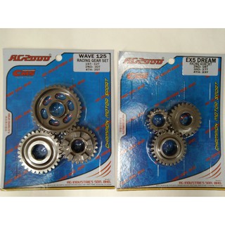 W125 เกียร์แข่งรถ 1ST(32T),2ND(30T),4TH(25T)-CMS/EX5 DREAM RACING GEAR SET-2ND(16T), 3RD,4TH(23T)-CMS