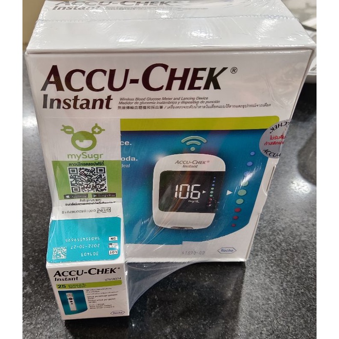 Accu-Chek Instant เครื่องตรวจวัดระดับน้ำตาลในเลือด