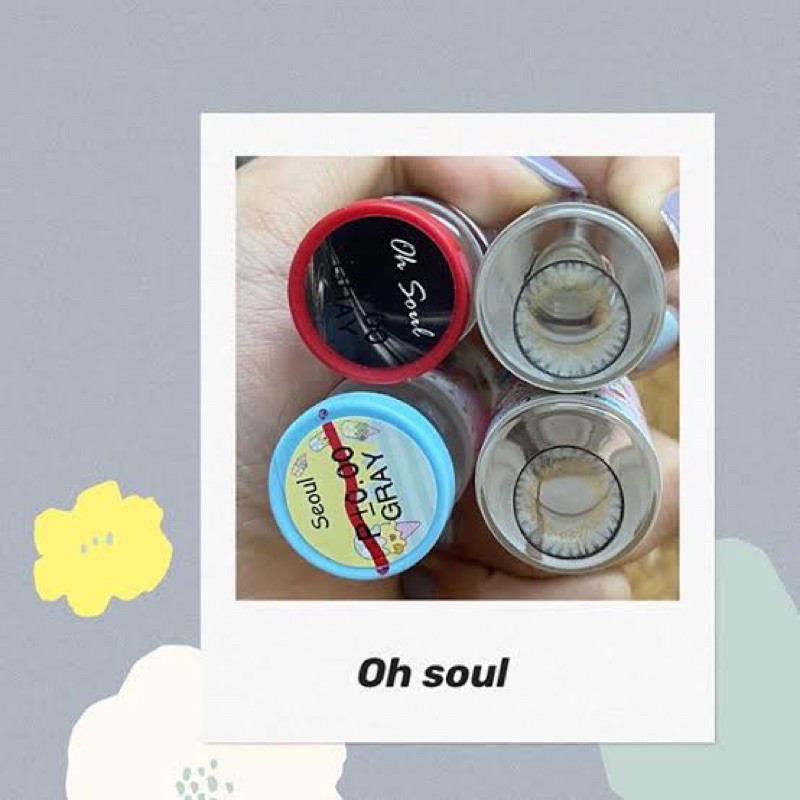 oh soul / soul  ลายฮิตใน tiktok คอนแทคเลนส์ตาโต