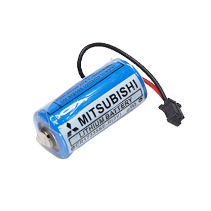 แบตเตอรี่ลิเธียมพร้อมปลั๊กชนิดไม่ชาร์จ Mitsubishi Q6BAT CR17335SE-R 3V Battery Lithium with Plug for