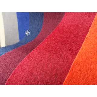 แผ่นเฟลท์ Felt โครเฟรม สักหลาด แข็ง หนา1มม.หน้ากว้าง36นิ้ว สี 21-31 Polyester Felt Fabric 1mm. 36inch width color #21-31