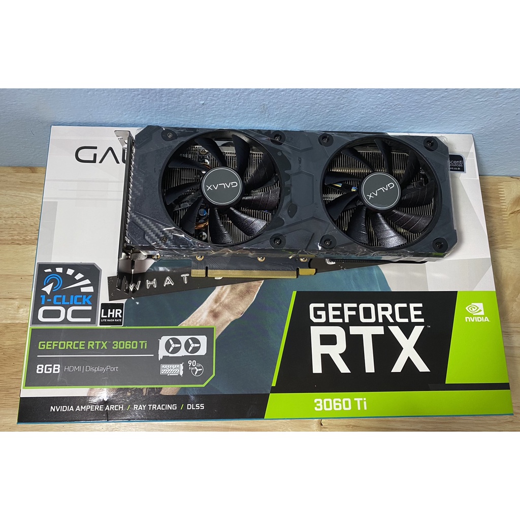 VGA GALAX GEFORCE RTX 3060 TI (1-CLICK OC) - 8GB GDDR6 (LHR)