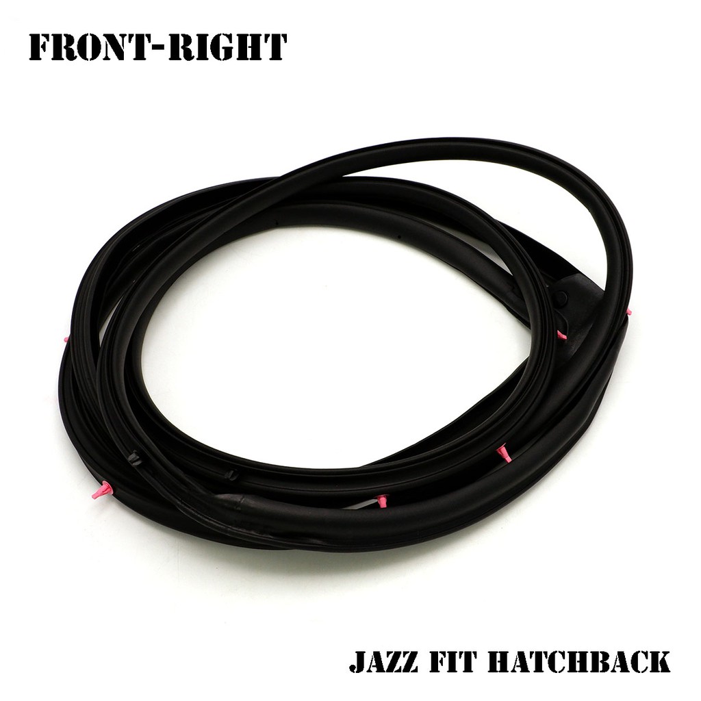 ยางกันกระแทกขอบประตู ยางขอบประตู หน้า-ขวา 1เส้น สีดำ สำหรับ Honda Jazz Fit GD1 GD2 GD3 GD4 GD5 Hatch