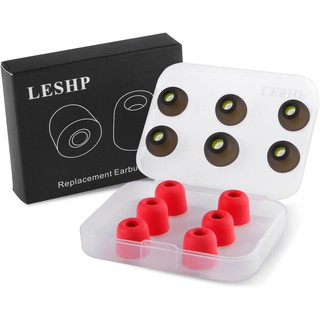 LESHP Earphone Tips ชุดจุกหูฟัง  สำหรับหูฟังอินเอียร์ ยางเนื้อหนา  ( ขนาดกลาง Size M )