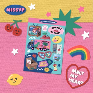 STICKER MELT MY HEART (A6)