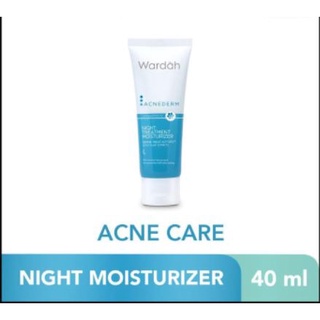 Wardah Acnederm Night Treatment Moisturizer 40 มล. - มอยส์เจอร์ไรเซอร์บํารุงผิวหน้า ด้วย BHA