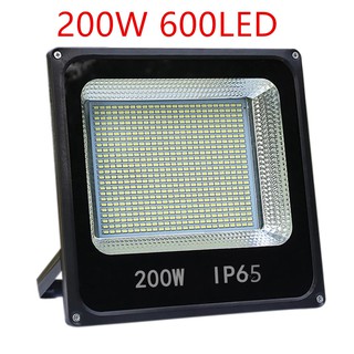 สปอตไลท์ ไฟสว่าง Spotlight LED 200W 600LED AC 220V (ใช้ไฟบ้าน220V) แสงขาว IP65