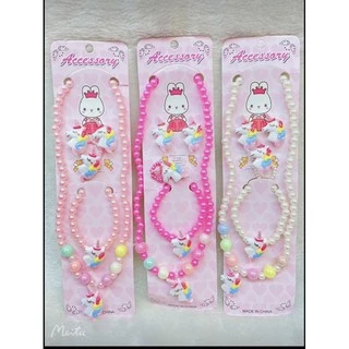 เซตเครื่องประดับสำหรับเด็ก(ลายเยอะกว่าในรูป)ส่งจากไทย