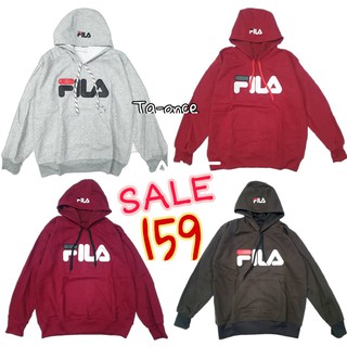 เสื้อแขนยาวมีฮู้ด เสื้อกันหนาว ปัก FILA พิเศษมีปักฮู้ด ลดท้ายปี