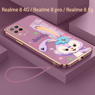 เคสโทรศัพท์มือถือ ซิลิโคนนิ่ม กันกระแทก สําหรับ realme 8 pro realme 8 4g realme 8 5g DDDXT01