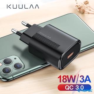 Kuulaa ที่ชาร์จ Usb 3 . 0 Qc 18w สําหรับ Redmi Note 8 7 Qc 3 . 0