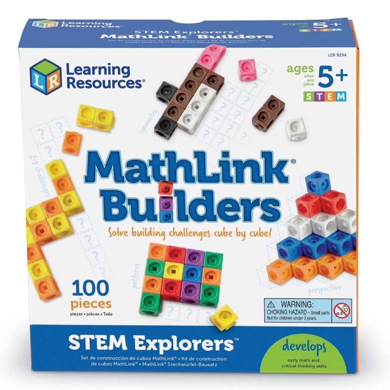 Learning Resources STEM Explorers Math Cubes Early Math Skills Mathlink ...