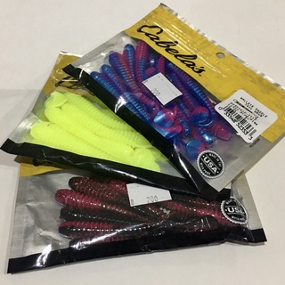 Sale!! **หนอนหางปลา**Cabellas WALLEYE PADDLE TAIL GRUB 3" แพ๊ค12 ตัว
