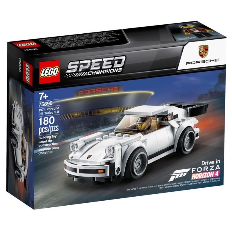 LEGO Speed Champions  75895 - 1974 Porsche 911 Turbo 3.0 กล่องมีตำหนิเล็กน้อย ของแท้