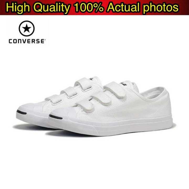Converse Smile Unisex รองเท้าสเก็ตบอร์ด Sport แท้สำหรับผู้ชายผู้หญิงกีฬากลางแจ้ง Anti - ลื่น Low - c