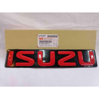 โลโก้ ISUZU แดง ตรงรุ่น  D-MAX 2012-2019