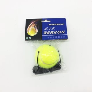 ลูกเทนนิส WERKON พร้อมเชือกยาง สำหรับการฝึกซ้อม