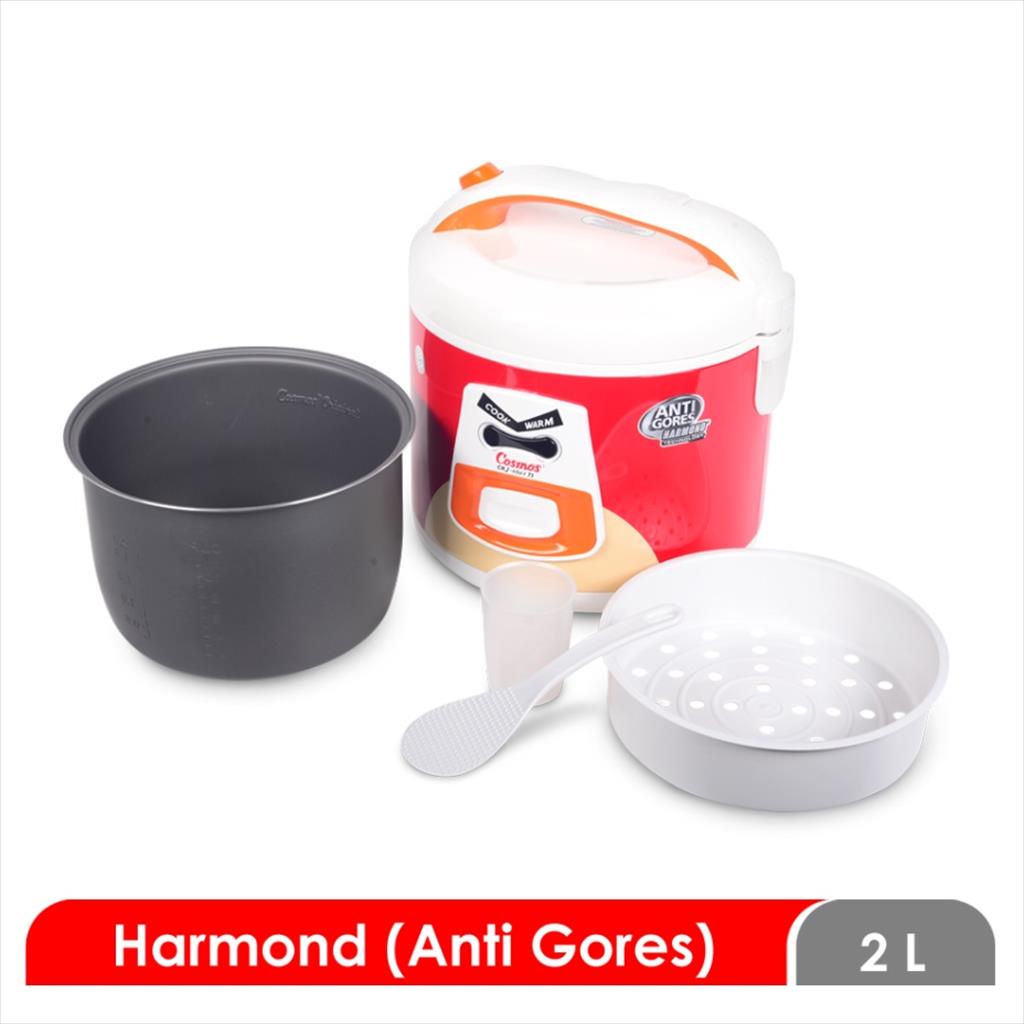 Cosmos Harmond Magic Com หม้อหุงข้าวป้องกันรอยขีดข่วน ความจุ 2 ลิตร CRJ 6023 N