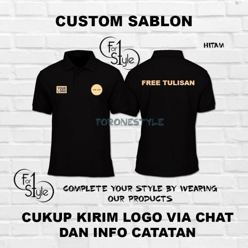 เสื้อยืด POLO CUSTOM SCREEN PRINTING/COSTUME SCREEN PRINTING เขียนก่อน
