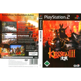 แผ่นเกมส์ PS2 Kessen III   คุณภาพ ส่งไว (DVD)