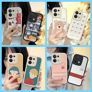 เคส OPPO RENO8 5G RENO 8 PRO 5G RENO 8 5G RENO 8 PROPLUS เคสโทรศัพท์ซิลิโคนกันกระแทกแบบหนัง สนูปปี้. มิกกี้เมาส์ KLQ