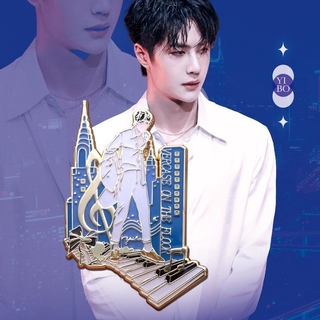 เข็มกลัดโลหะ รูป Wang Yibo สไตล์จีน สําหรับตกแต่งเวที