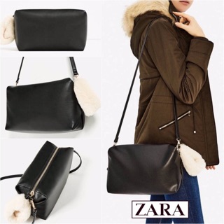 Zara Strap Detail Cluth Bag