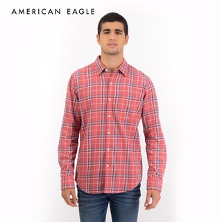 American Eagle Slim Fit Button-Up Shirt เสื้อเชิ้ต ผู้ชาย ทรงสลิม  (EMSH 015-2209-648)