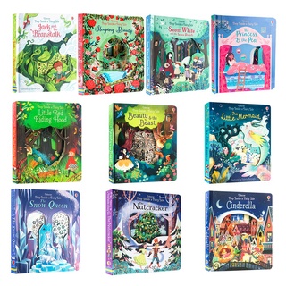 10 Books/set Usborne 3D Flap Books Peep Inside Classic Fairy Tale  English หนังสือเด็กเสริมพัฒนาการ หนังสือภาษาอังกฤษ