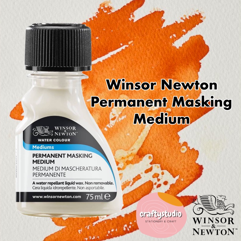 75ml Winsor Newton Watercolor Permanent Masking Medium, Watercolor Medium
