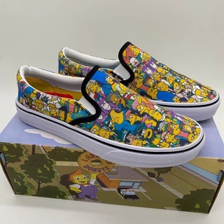 🛒Vans slip on Simpsonพร้อมกล่อง🛍sz.37-44