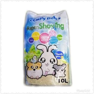 ขี้เลื่อยรองกรงสัตว์เลี้ยงขนาดเล็ก Emily Pets Aspen Shaving 10 L