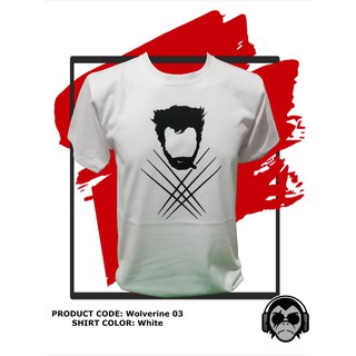 เสื้อยืด WOLVERINE 03 marvel (XMEN) character inspired shirtเสื้อยืด เสือยืดผู้ชาย