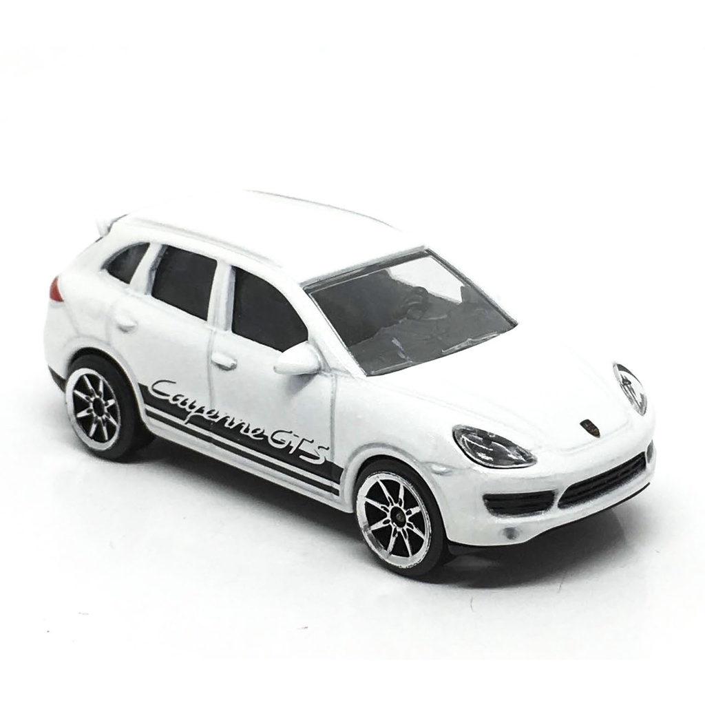 Majorette Porsche Cayenne GTS - ลาย GTS - White/Black Color /Wheels 8S /scale 1/64 (3 inches) no Pac